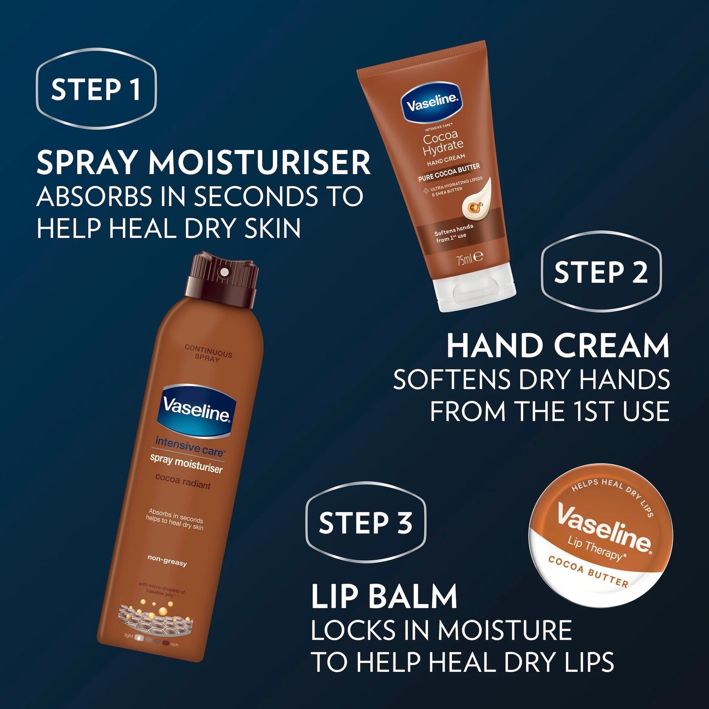 Lip Therapy Cocoa 20g by Vaseline