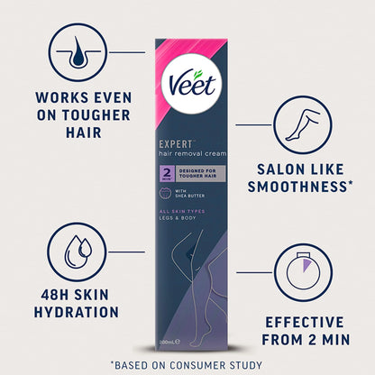Expert Hair Removal Cream Legs And Body by VEET