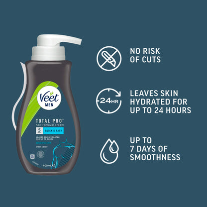 Men Sensitive Hair Removal Cream 400ml by VEET