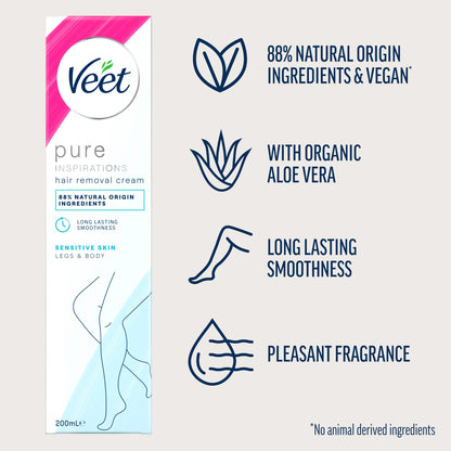 Pure Hair Removal Cream Legs & Body by VEET