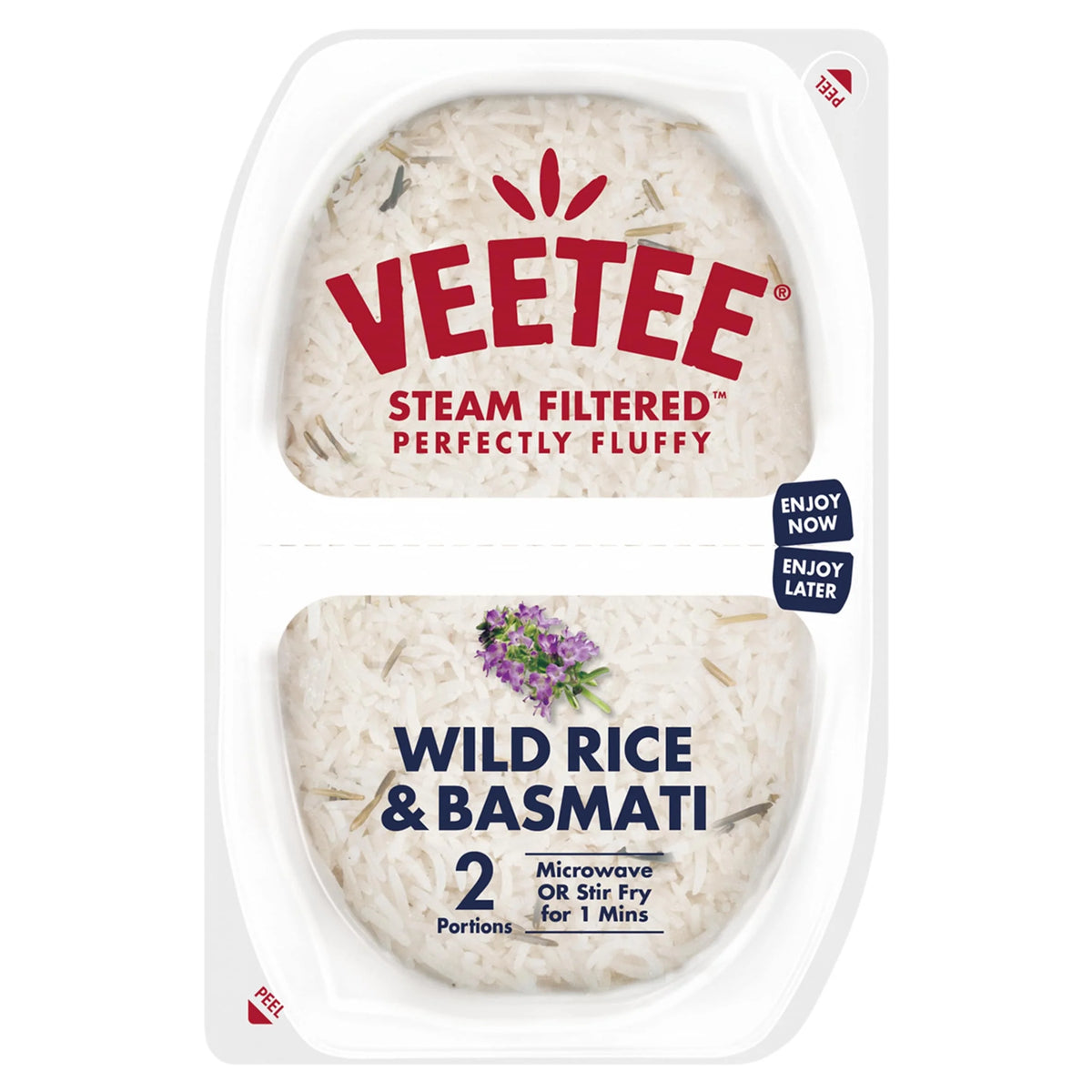 Heat & Eat Basmati & Wild Rice Pots 2 by VEETEE