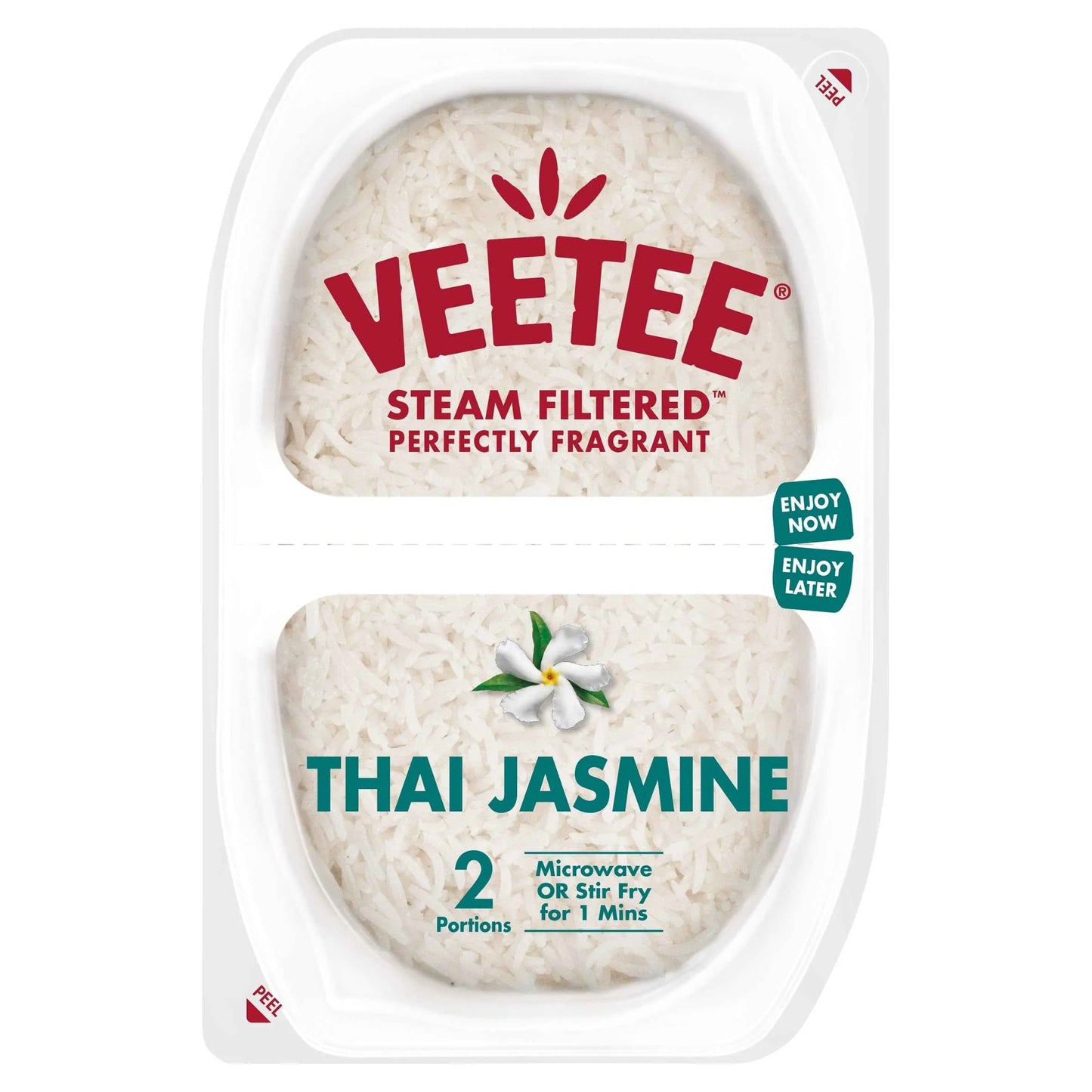 Heat Eat Thai Jasmine Rice 2x140g by VEETEE