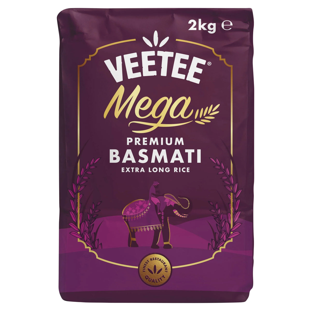 Mega Premium Basmati Extra Long Rice 2kg by VEETEE