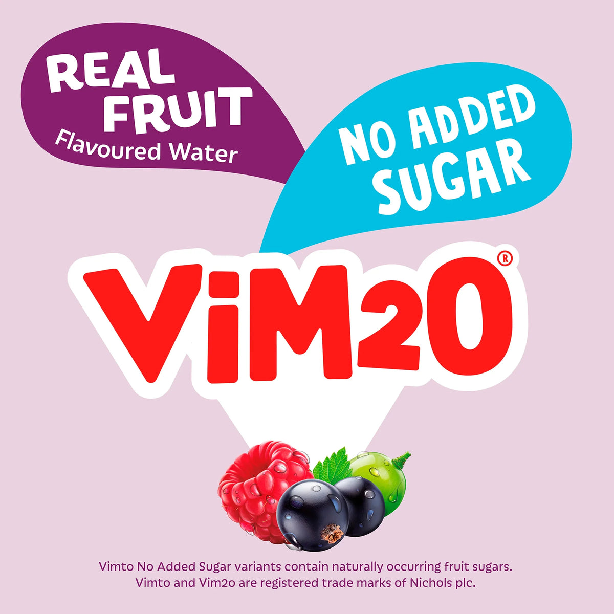 Minis Real Fruit Flavoured Water 6x250ml by ViM2O at The British Vault