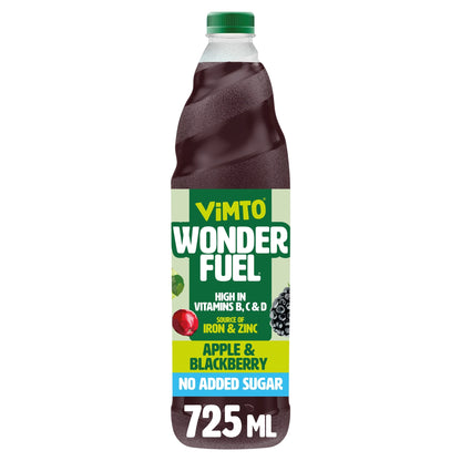 Wonderfuel Apple & Blackberry Squash 725ml by VIMTO