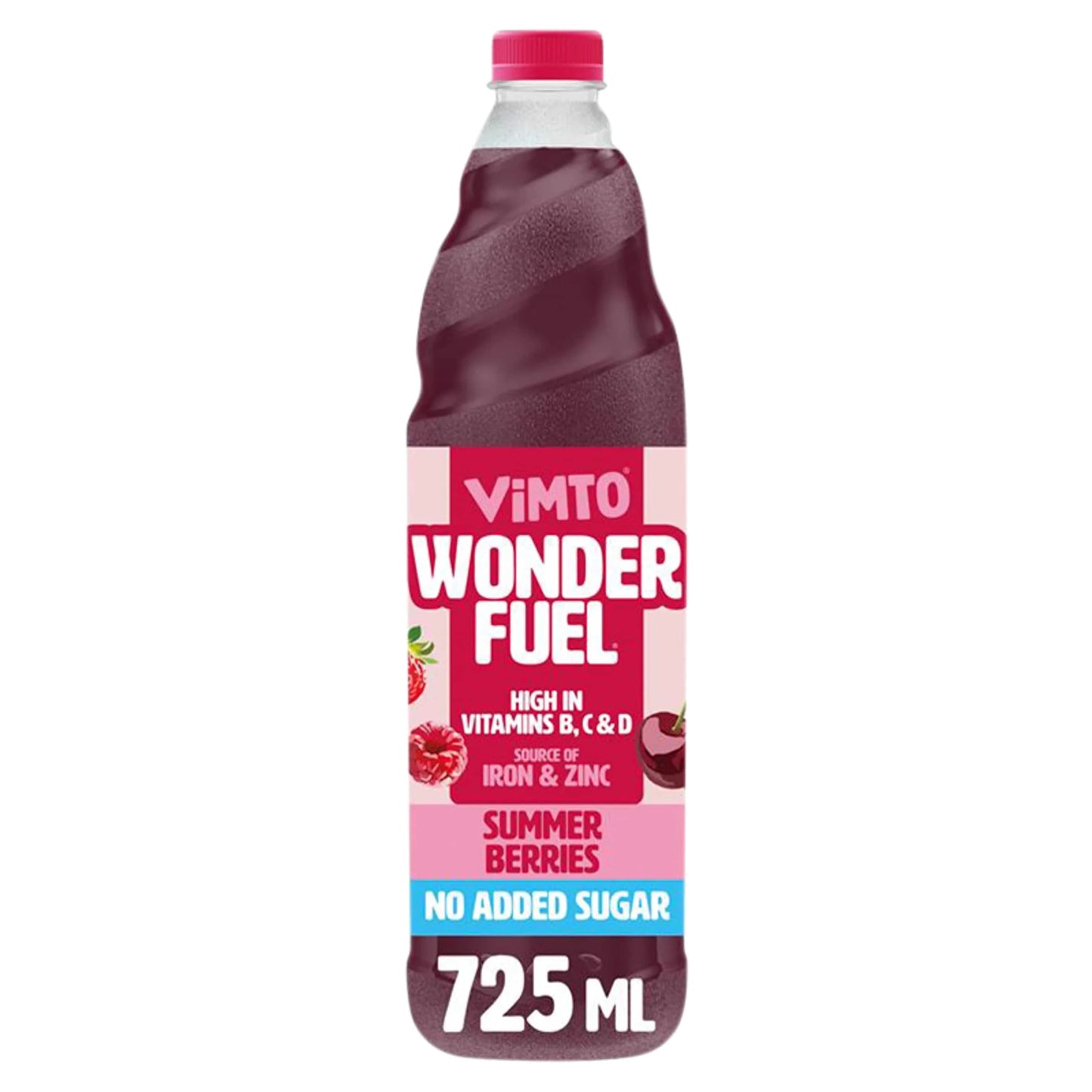 Wonderfuel Summer Berries Squash 725ml by VIMTO