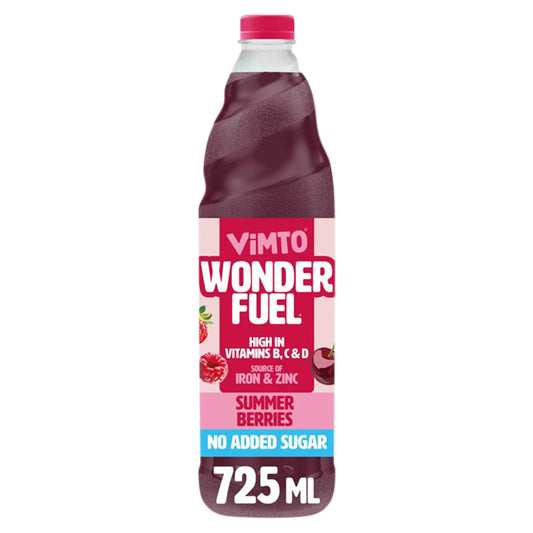 Wonderfuel Summer Berries Squash 725ml by VIMTO