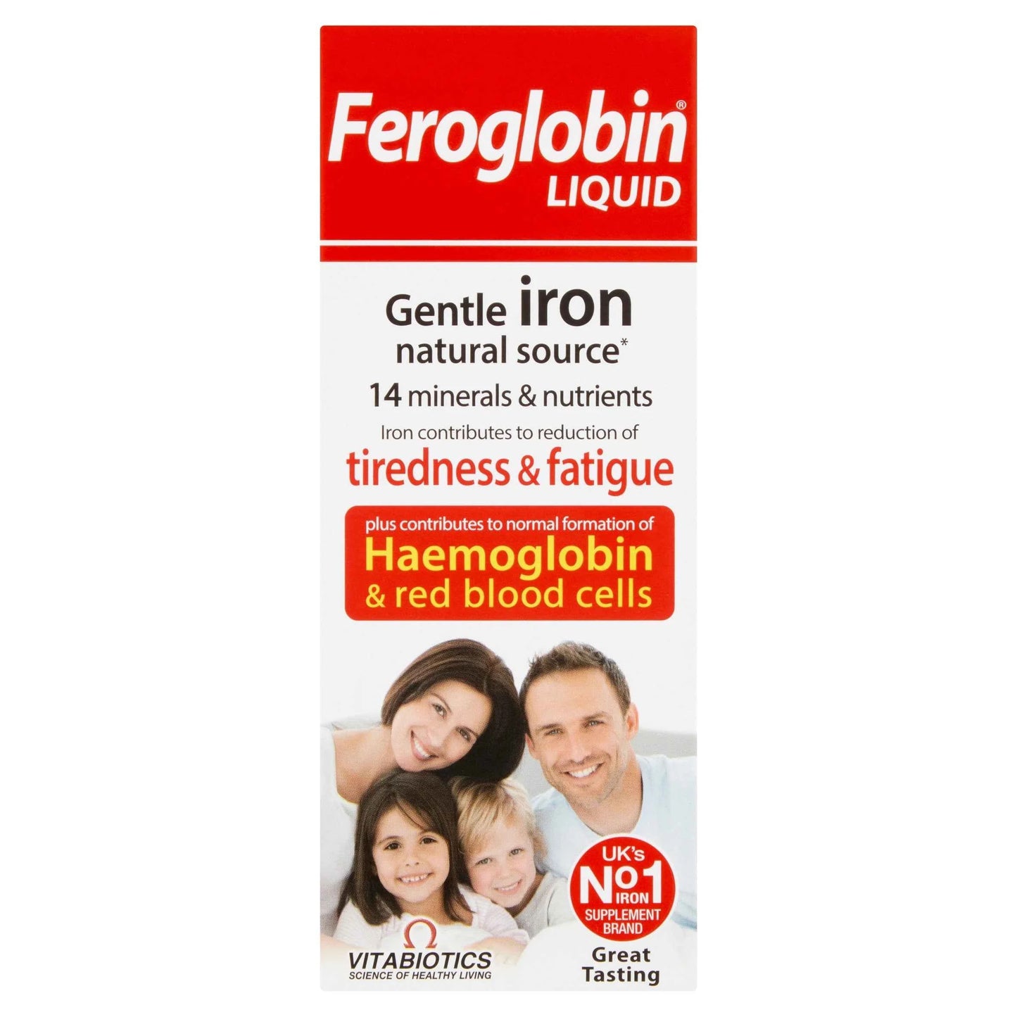 Feroglobin Liquid With Iron, by VITABIOTICS