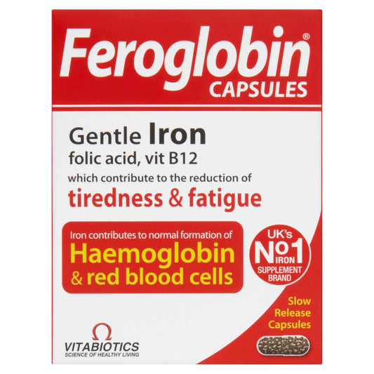 Vitabiotics FEROGLOBIN Slow Release Capsules UK