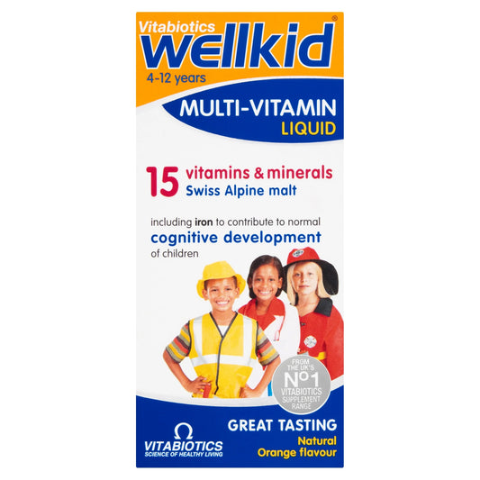 Vitabiotics WELLKID Multivitamin Liquid - (150ml)