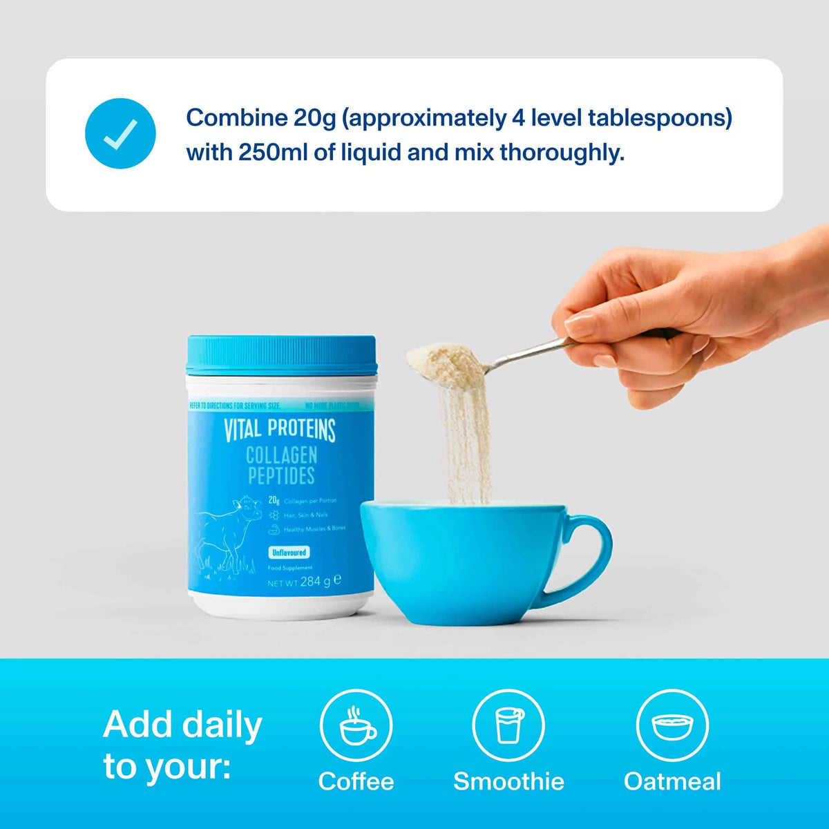 Collagen Peptides 284g by VITAL PROTEINS