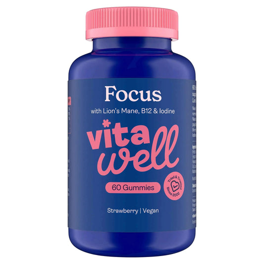Strawberry Focus Nootropic Gummies by VITAWELL