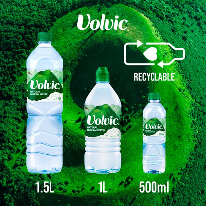 Natural Bottled Mineral Still Water 1l by VOLVIC