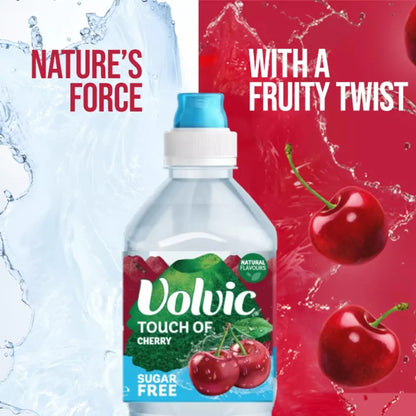 Touch Of Cherry Sugar Free Flavoured by VOLVIC at The British Vault