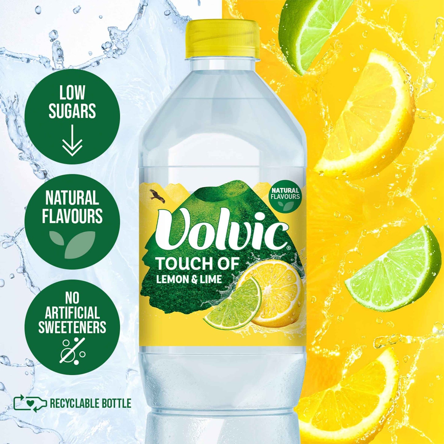 Touch Of Fruit Lemon & Lime Still by VOLVIC