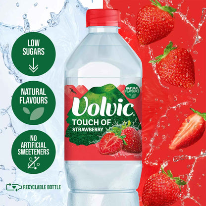 Touch Of Fruit Strawberry Still by VOLVIC