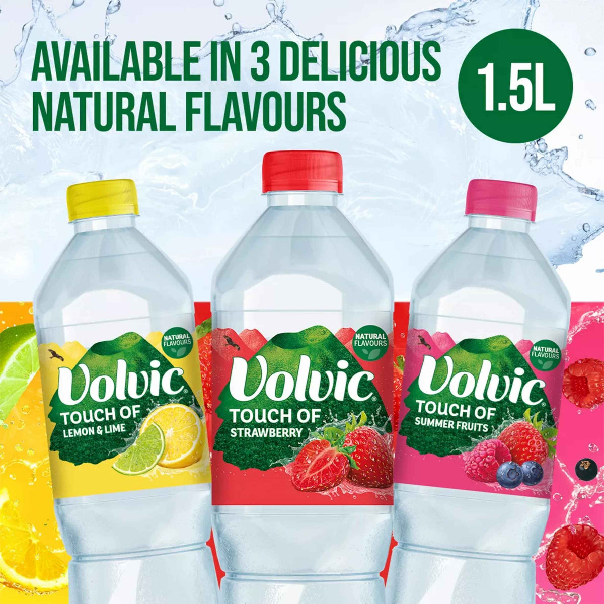 Touch Of Fruit Strawberry Still by VOLVIC