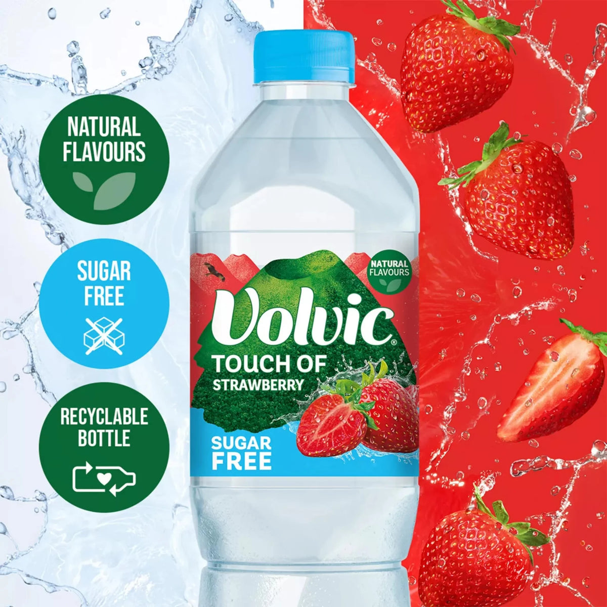 Touch Of Fruit Strawberry Sugar Free by VOLVIC