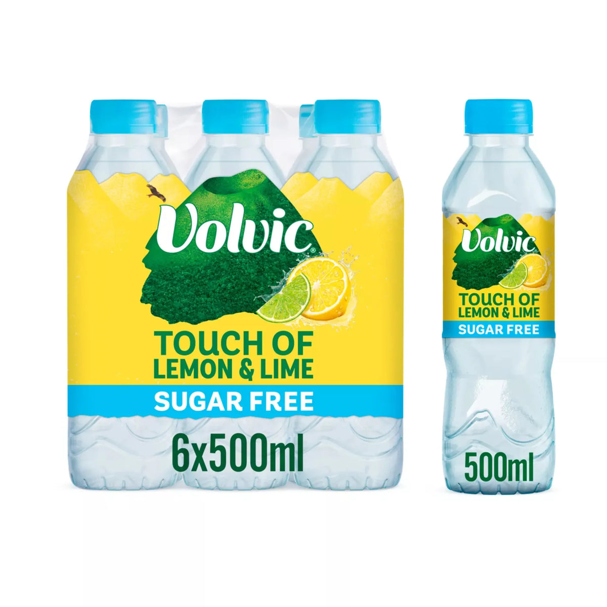 Touch Of Lemon & Lime Sugar Free by VOLVIC at The British Vault