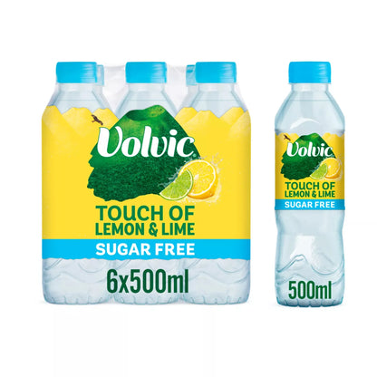 Touch Of Lemon & Lime Sugar Free by VOLVIC at The British Vault