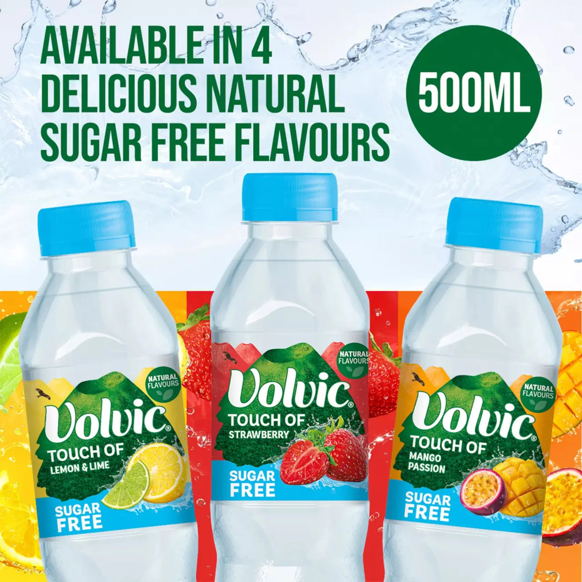 Touch Of Lemon & Lime Sugar Free by VOLVIC at The British Vault