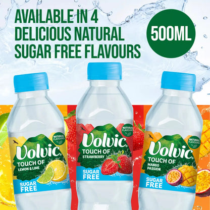 Touch Of Strawberry Sugar Free by VOLVIC at The British Vault