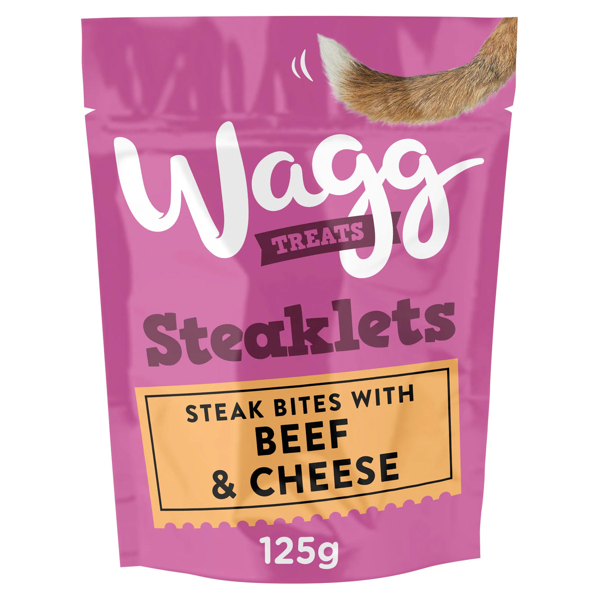 Steaklets Dog Treats 125g by Wagg at The British Vault