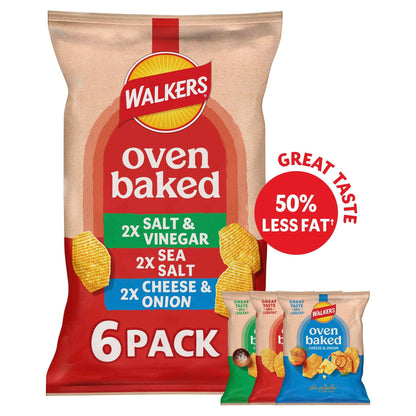 Variety Multipack Crisps 6x22g by WALKERS BAKED