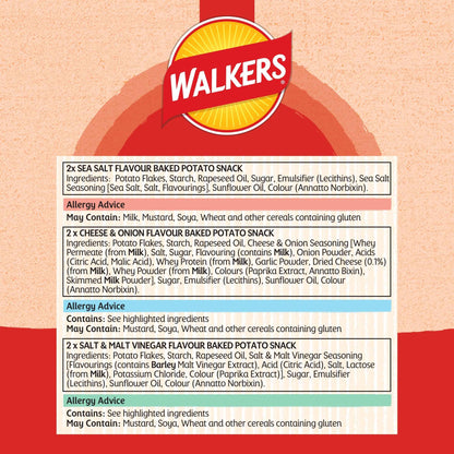 Variety Multipack Crisps 6x22g by WALKERS BAKED