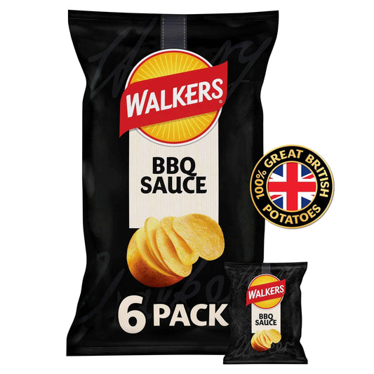 Bbq Multipack Crisps 6 X 25g by WALKERS