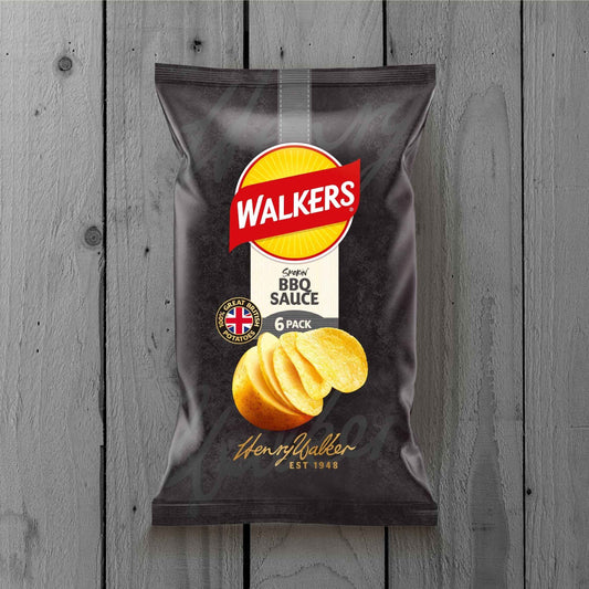 Bbq Multipack Crisps 6 X 25g by WALKERS