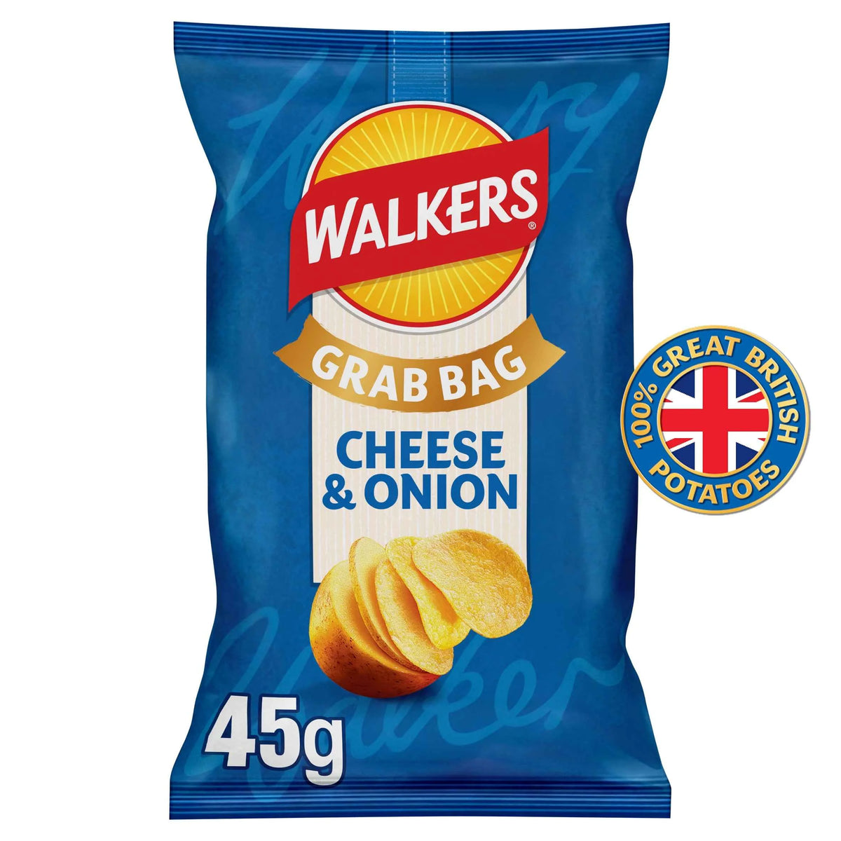 Cheese & Onion Grab Bag Crisps 45g by WALKERS