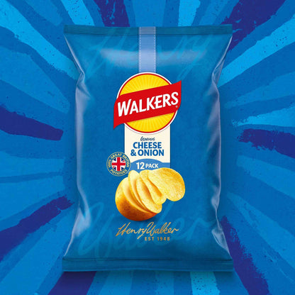 Cheese & Onion Multipack Crisps 12x25g by WALKERS