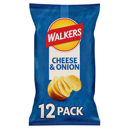 Cheese & Onion Multipack Crisps 12x25g by WALKERS