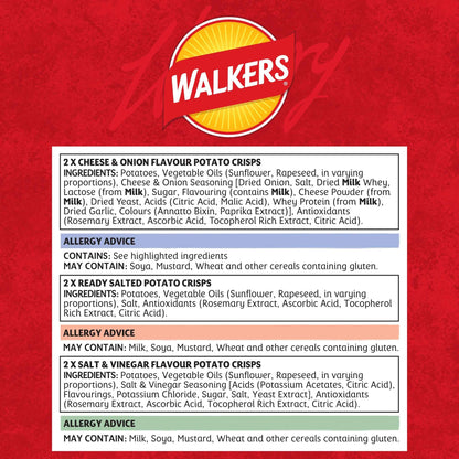 Classic Variety Multipack Crisps 6x25g by WALKERS
