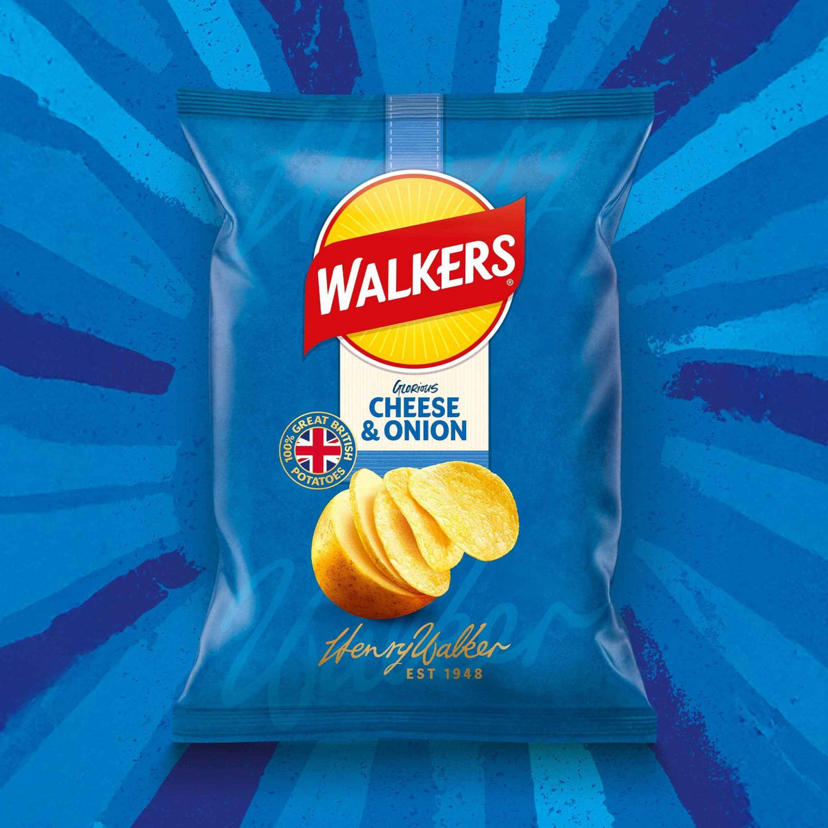 Glorious Cheese & Onion Flavour by WALKERS