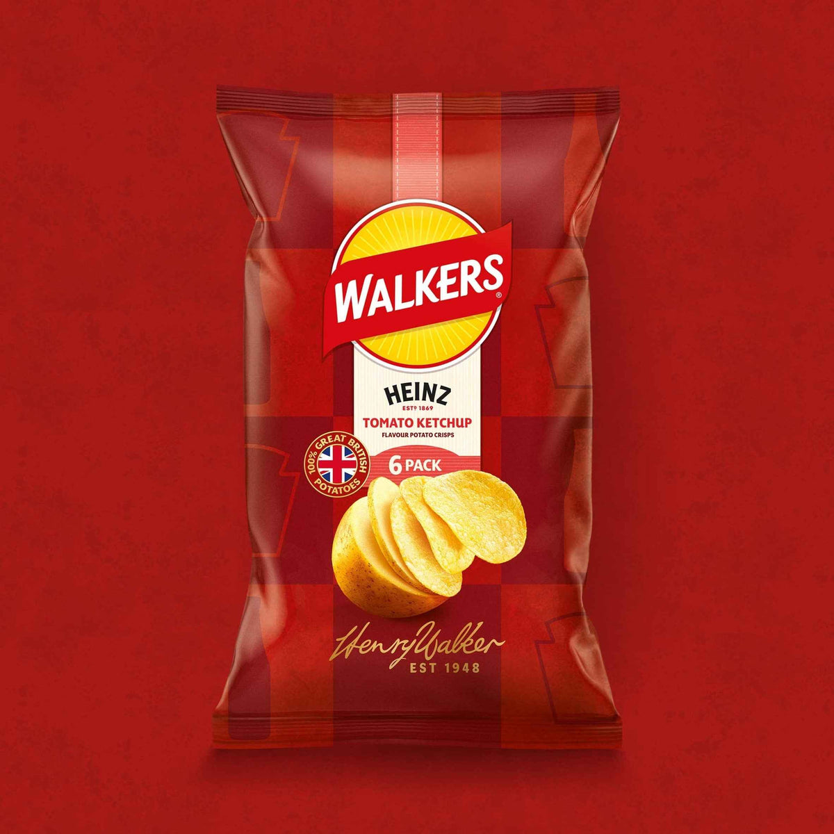 Heinz Tomato Ketchup Multipack Crisps by WALKERS