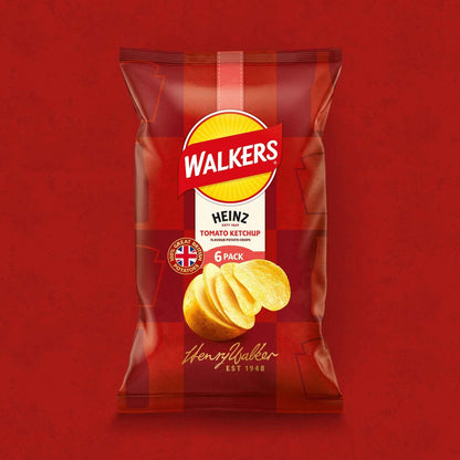 Heinz Tomato Ketchup Multipack Crisps by WALKERS