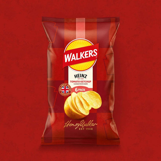 Heinz Tomato Ketchup Multipack Crisps by WALKERS