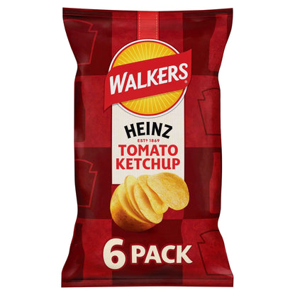 Heinz Tomato Ketchup Multipack Crisps by WALKERS