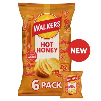 Hot Honey Crisps 6 X 25g by WALKERS