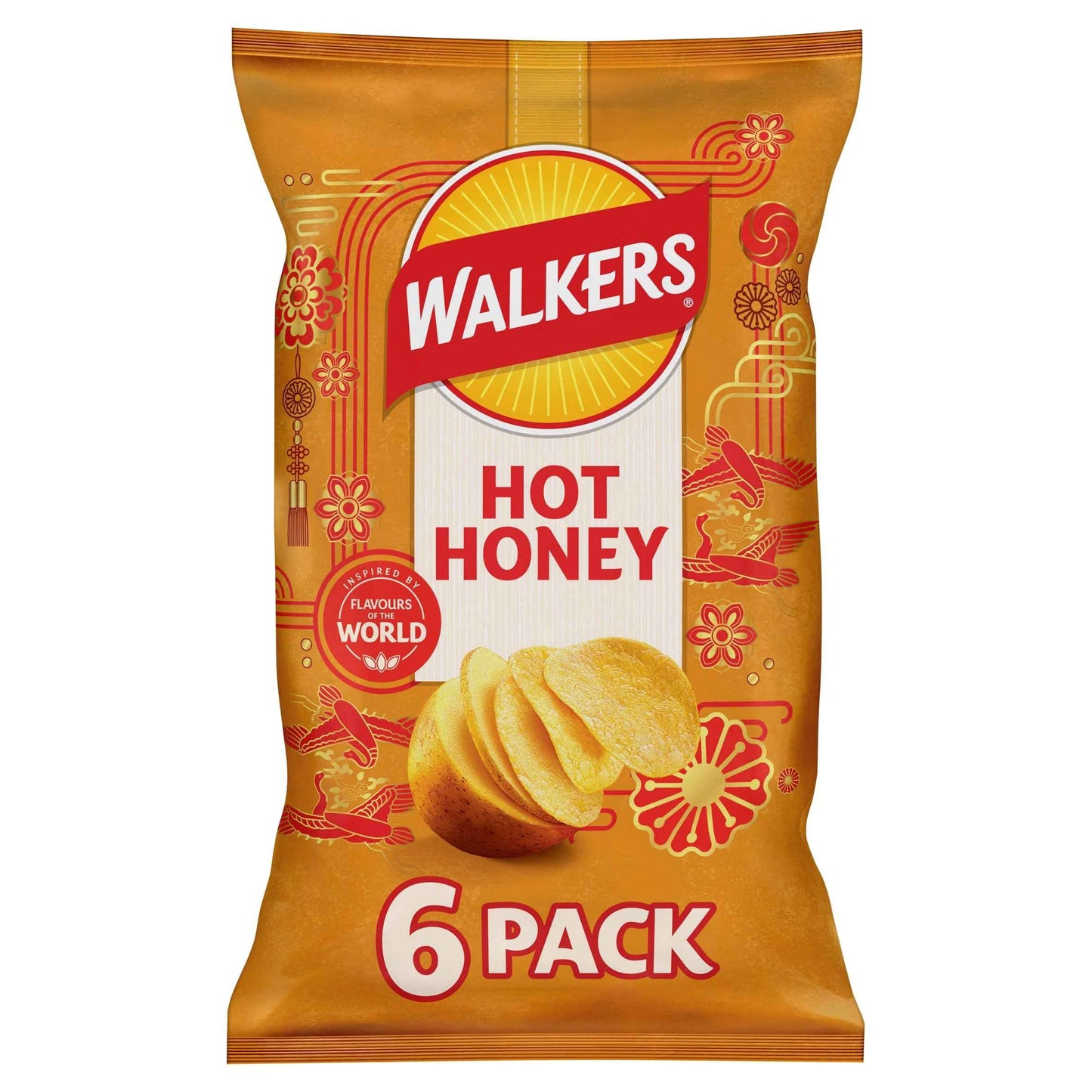 Hot Honey Crisps 6 X 25g by WALKERS