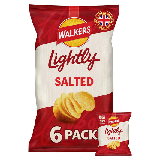 Lightly Salted 6x25g by WALKERS