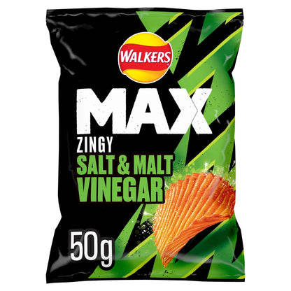 Salt & Malt Vinegar Crisps 60g by WALKERS MAX