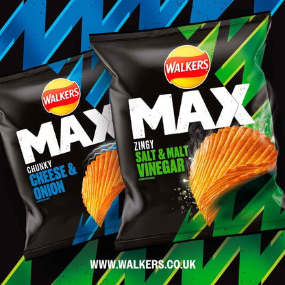 Salt & Malt Vinegar Crisps 60g by WALKERS MAX