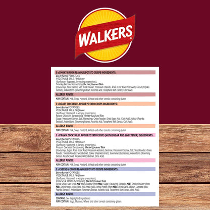 Meaty Variety Crisps - 20 X 25g by WALKERS