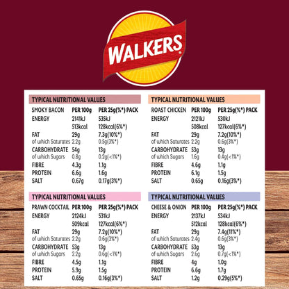 Meaty Variety Crisps - 20 X 25g by WALKERS