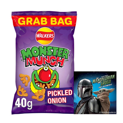 Monster Munch Pickled Onion Crisps 40g by WALKERS