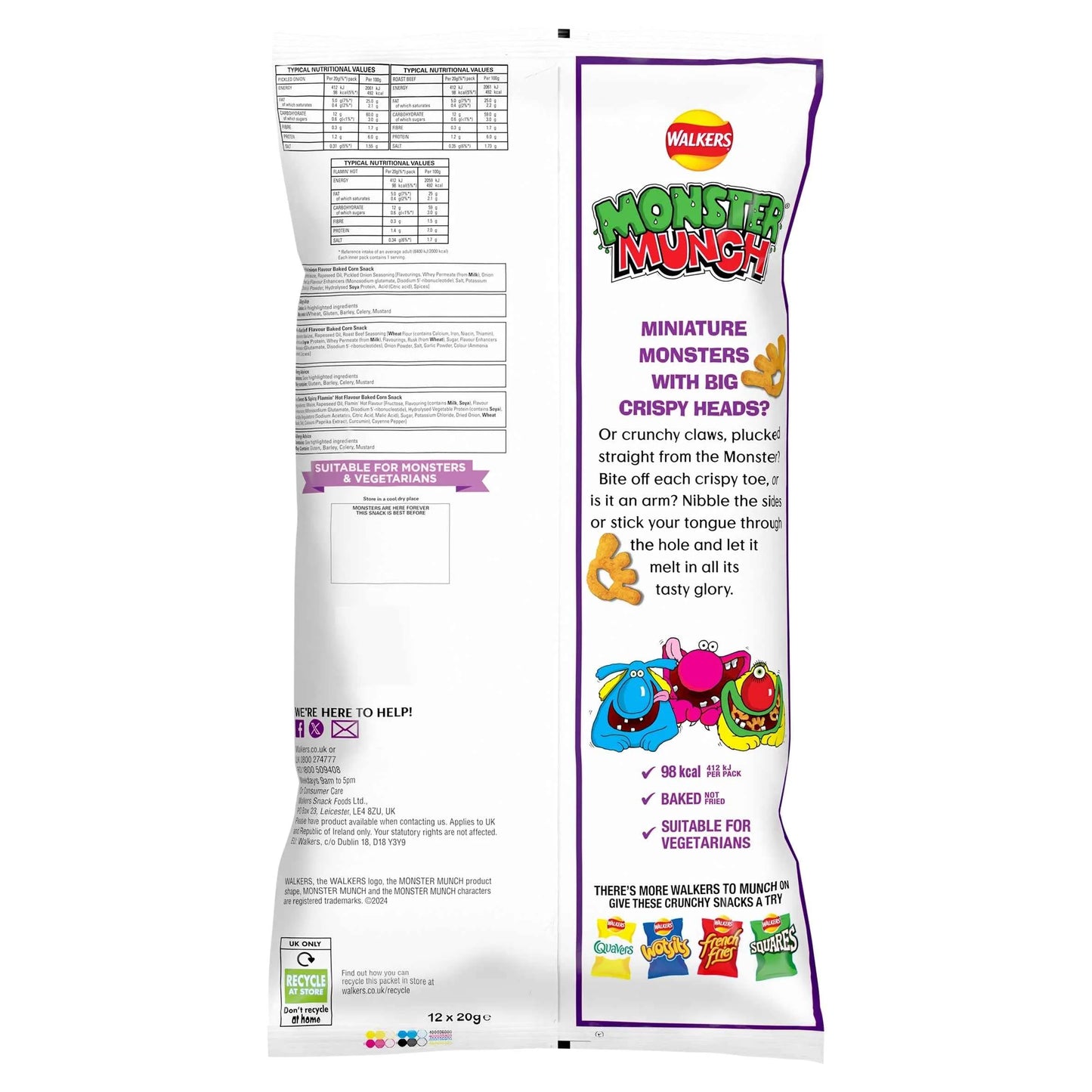 Monster Munch Variety Multipack by WALKERS
