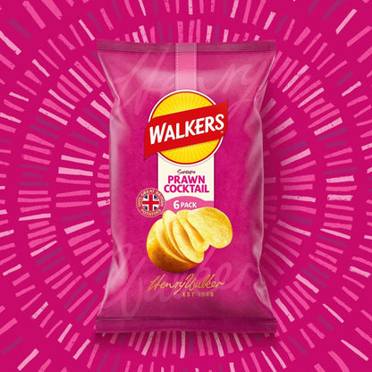 Prawn Cocktails Multipack Crisps 6 X by WALKERS